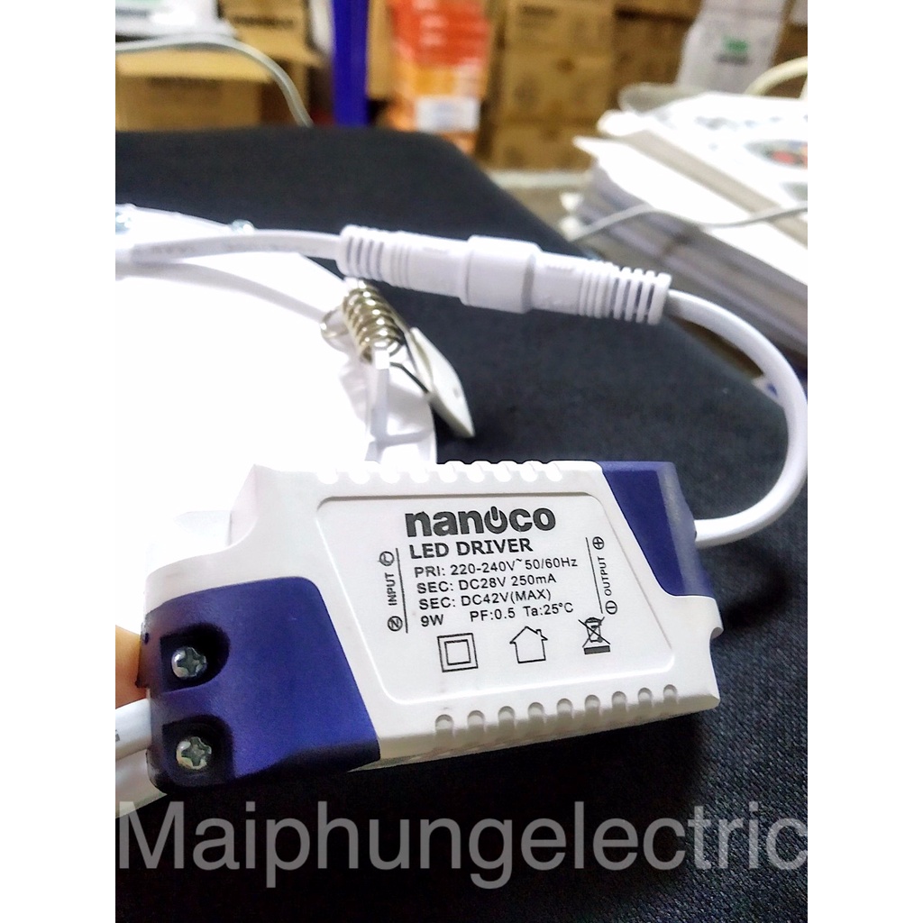 Đèn LED âm trần đổi màu Nanoco 6w / 9W- NSD06C1; NSD09C1