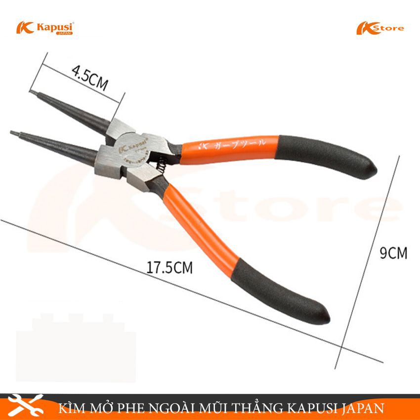 BỘ 4 KÌM MỞ PHE KAPUSI JAPAN 7INCH/175MM