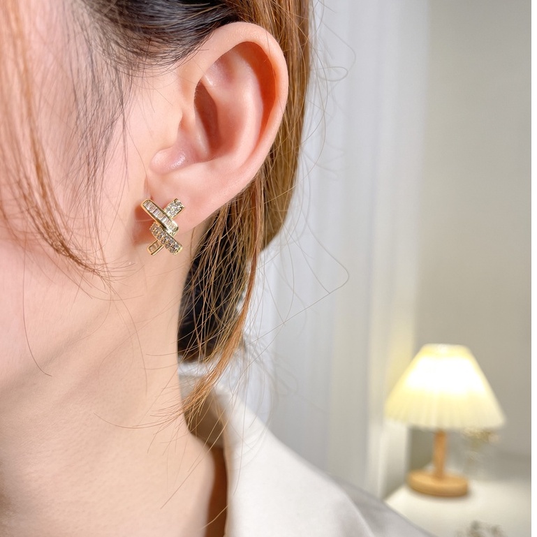 Bông tai mạ VÀNG THẬT cao cấp – LL - Pisces