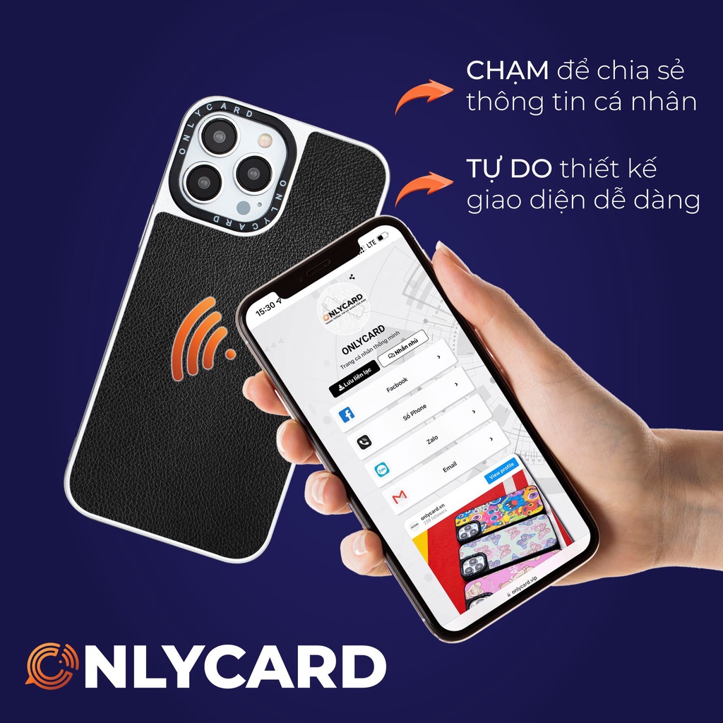 Ốp lưng thông minh Onlycard_Black_06/Dành cho các dòng IPhone 7/7plus/8/8plus/x/xr/xs/11/12/13/pro/promax