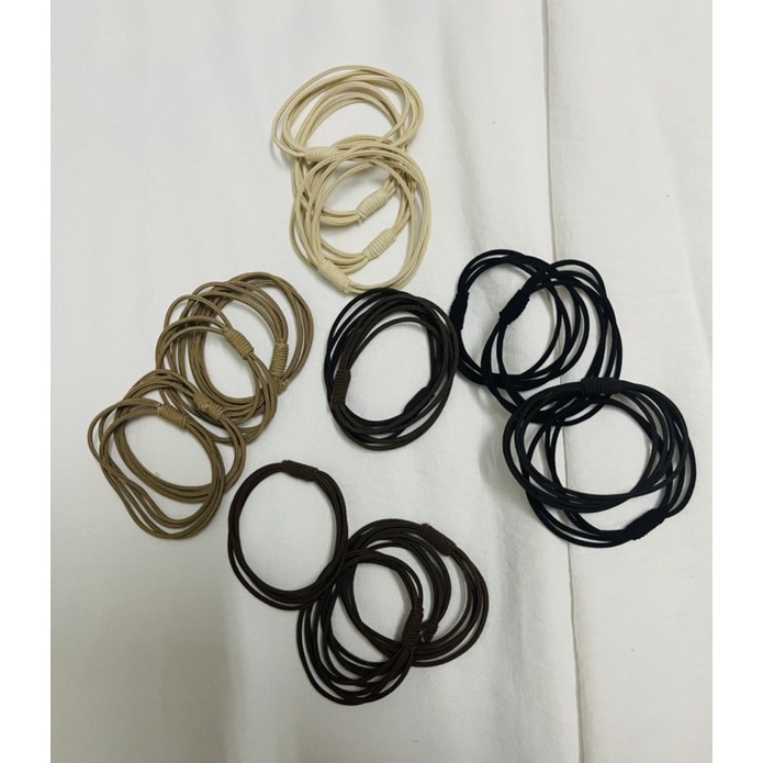 Buộc tóc thun phối 4 sợi xinh