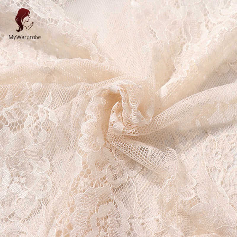 Áo kiểu dài tay phối ren hoa cho nữ | BigBuy360 - bigbuy360.vn