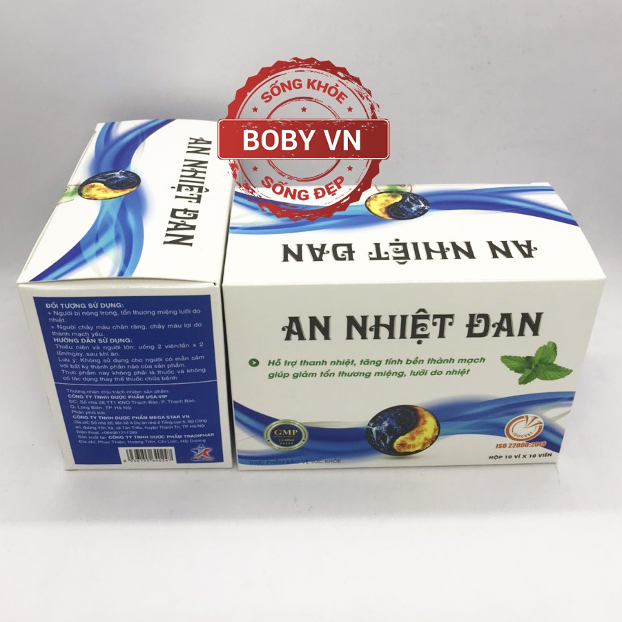 An Nhiệt Đan - Hỗ trợ thanh nhiệt, tăng tính bền thành mạch giúp giảm tổn thương miệng, lưỡi do nhiệt