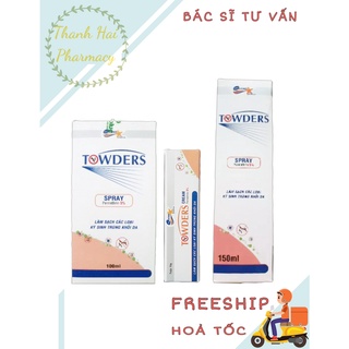 Sản phẩm Towder spray dạng xịt và dạng kem