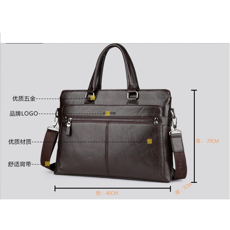 Túi xách da công sở cao cấp  OYUNS size: 40cm 29cm 7cm | BigBuy360 - bigbuy360.vn
