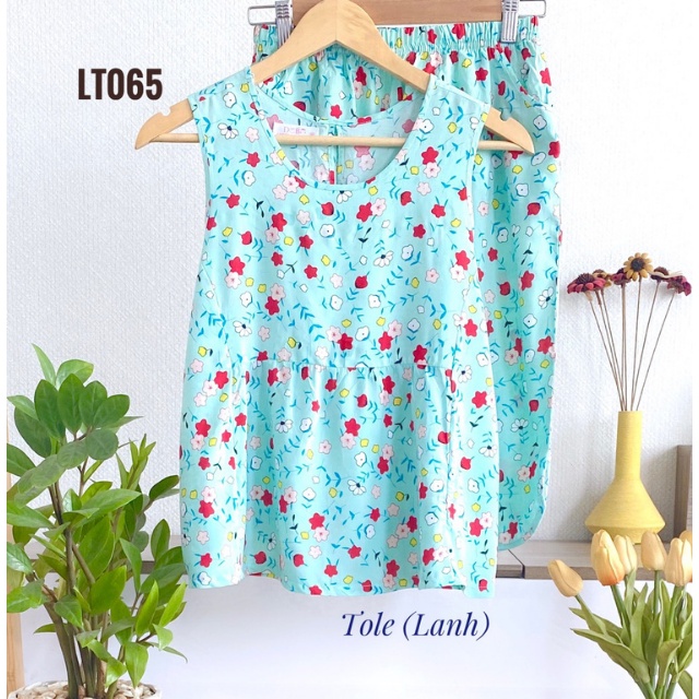 Đồ Bộ Nữ Mặc Nhà LUCKY Lửng Babydoll Xinh Xắn Vải Mềm Mát