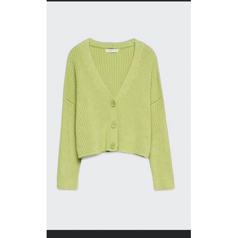 Pass áo len cadigan auth của nhà stradivarius size s new tag mới 100%
