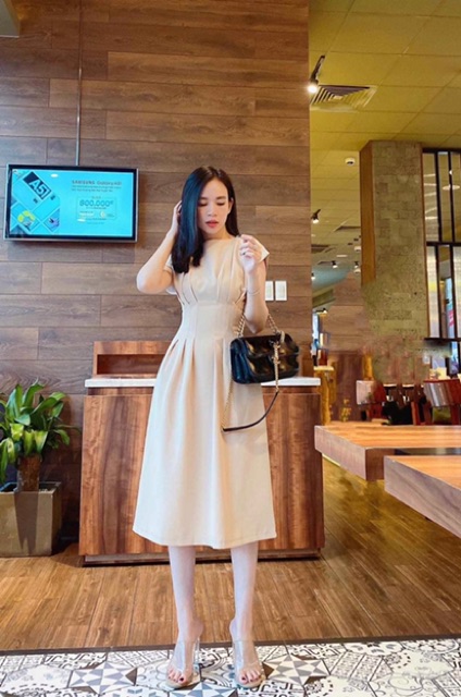 Đầm dự tiệc xoè chít eo siêu xinh | BigBuy360 - bigbuy360.vn