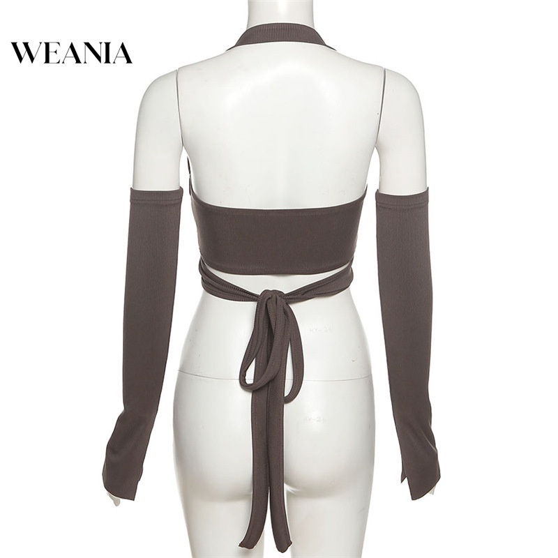 Áo Ống Có Găng Tay Thời Trang Mùa Hè Quyến Rũ Cho Nữ