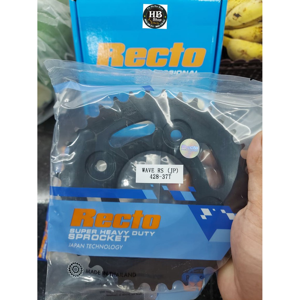 Nhông sên dĩa  Recto xe wave Blade 14-37-108L