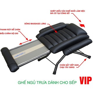 Ghế ngủ văn phòng Mã GN.S2 (mầu đen)