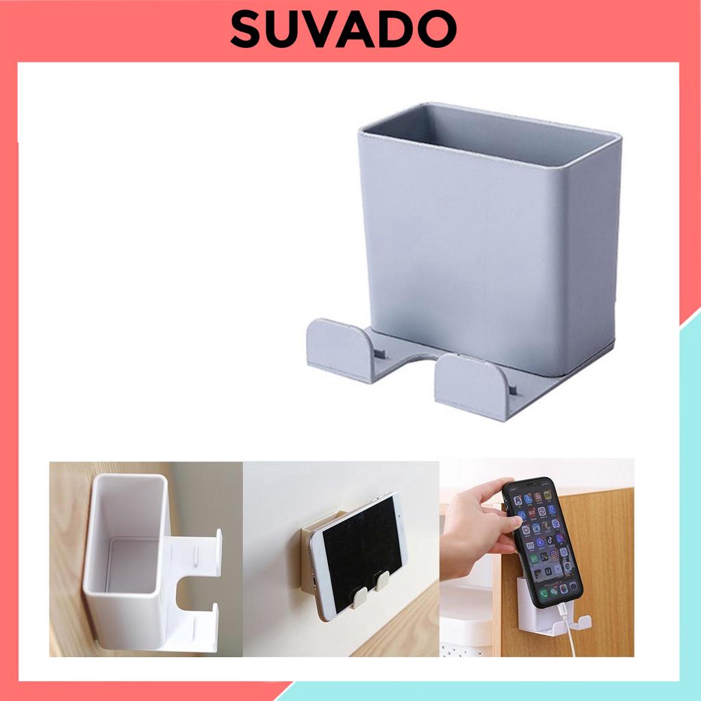 Hộp đựng điều khiển điều hòa remote điện thoại dán tường Khay đựng đồ dán tường GDT2 SUVADO