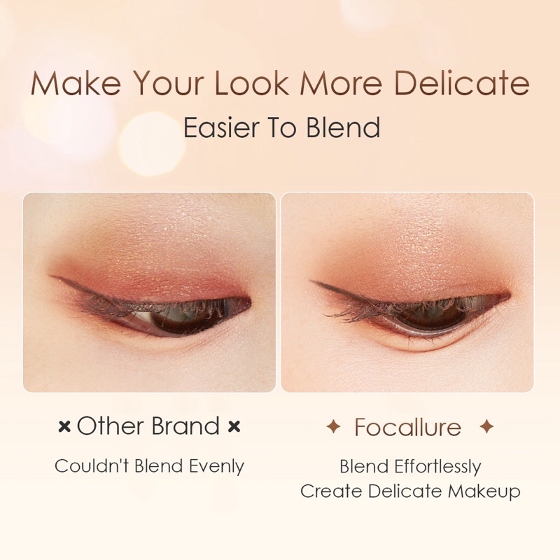 😈SĂN SALE😈Cọ Make Up FOCALLURE Lông Mềm Mại, Độ Chính Xác Cao - Logod.m