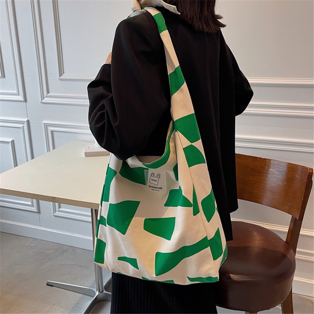 Túi Xách Vải Canvas Chất Lượng Cao Đa Năng Cho Nữ