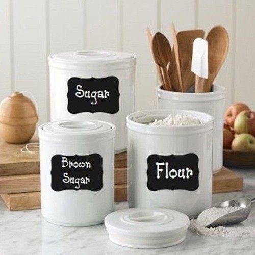 40 miếng dán để sắp xếp hũ vật dụng nhà bếp