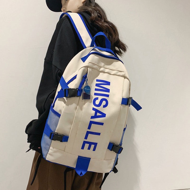 Balo du lịch YAZHOULONG sức chứa lớn in họa tiết hai cách dùng cho nam và nữ