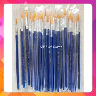 Cọ rẻ - 10 cây - Cọ tô tượng - Cọ nhọn - Cọ bằng