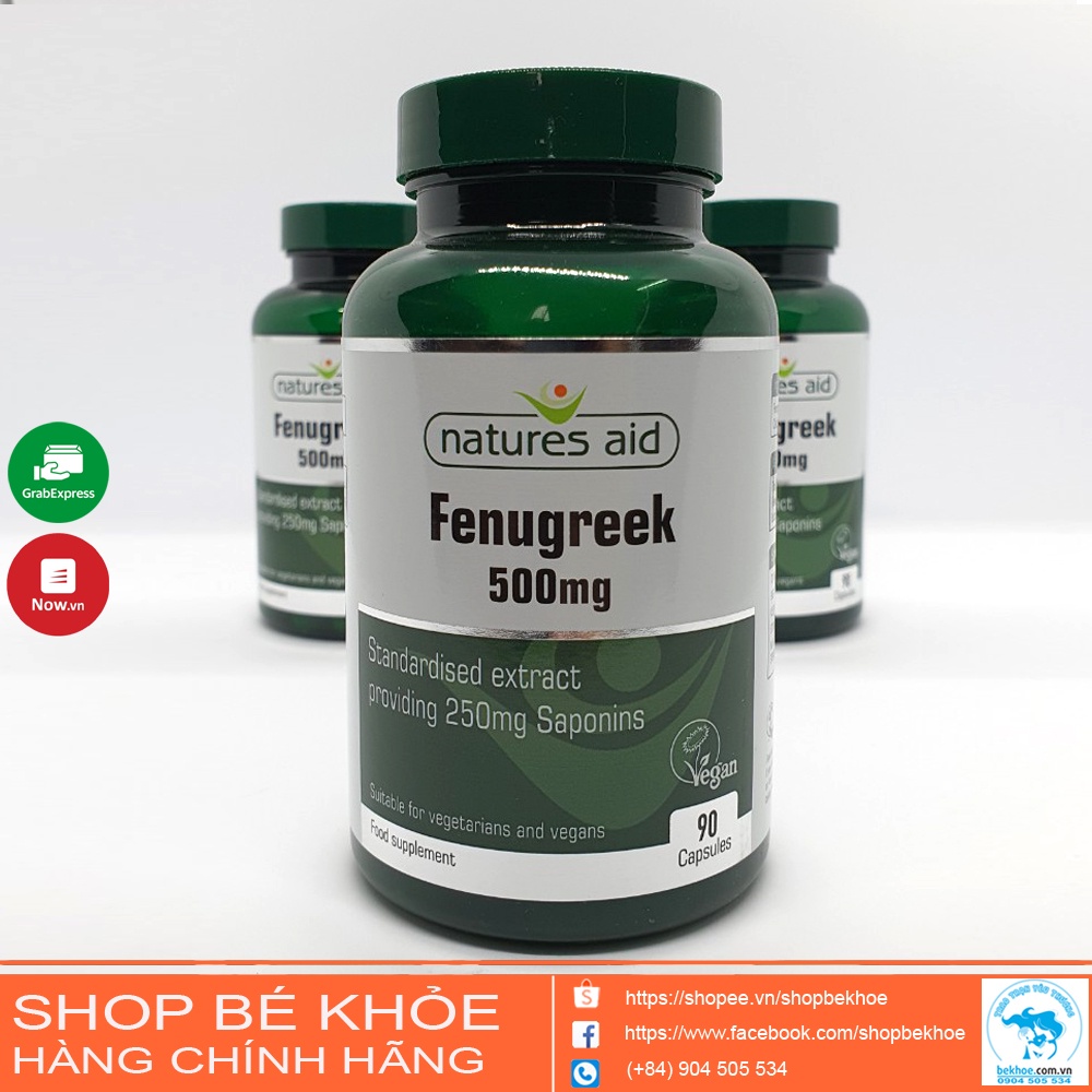 Combo Vitamin sau sinh Pregnacare breast feeding và cỏ Cà ri lợi sữa Fenugreek