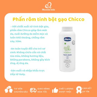 Phấn rôm tinh bột Gạo Chicco 150G