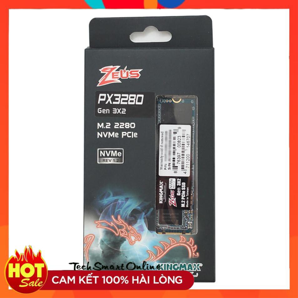 Ổ cứng SSD KINGMAX PX3280 Zeus 128GB/256GB/512GB - M.2 2280 NVMe