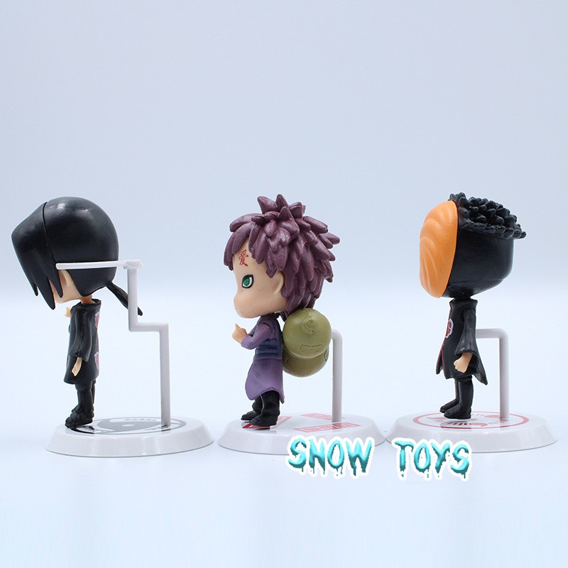 Mô hình Naruto - Mô hình các nhân vật Naruto Sasuke Sakura Kakashi Killer Bee Team Akatsuki - Cao 8cm