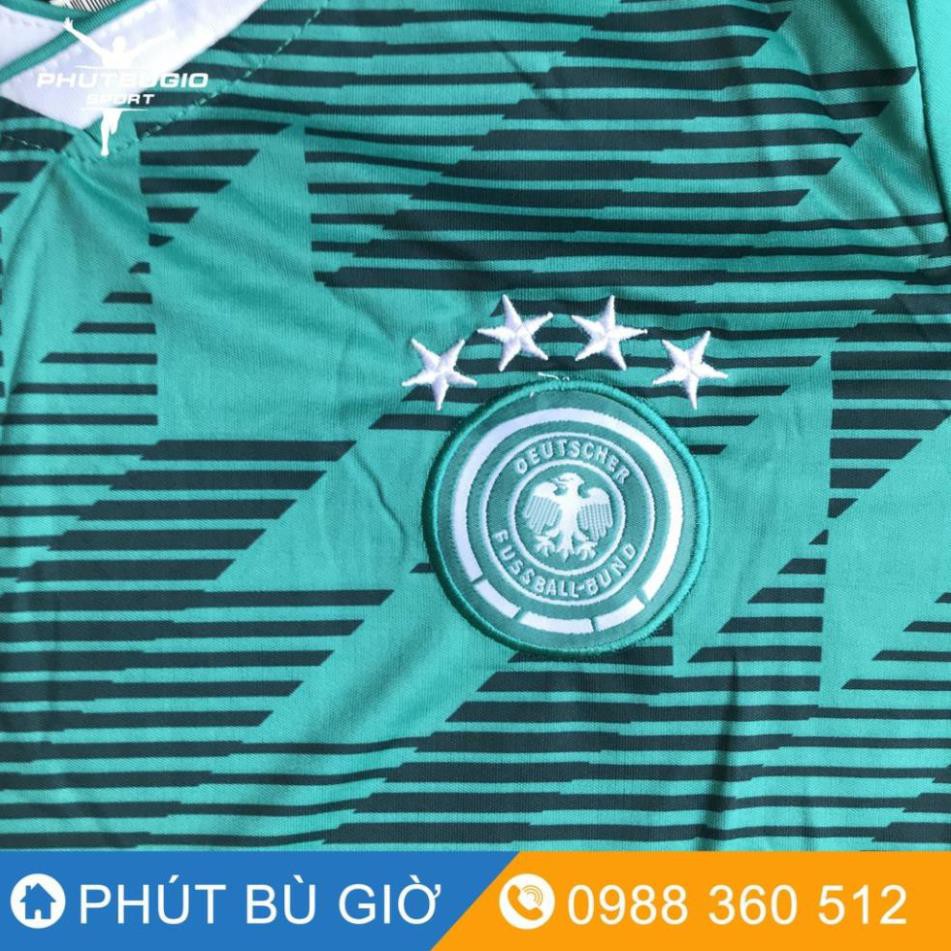 [ẢNH THẬT] Bộ quần áo đá bóng trẻ em, Áo đá banh trẻ em  đội tuyển Đức xanh ngọc cao cấp mẫu mới nhất 2019-2020 xịn  ྇
