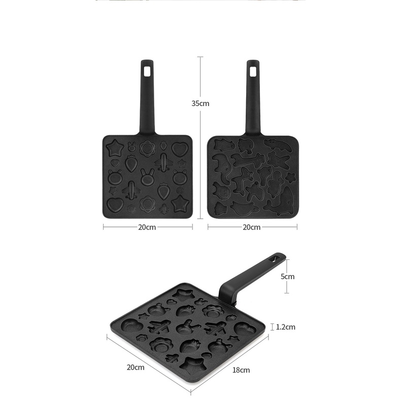 Khuôn Làm Bánh Waffle Chống Dính Trọng Lượng Nhẹ Tiện Dụng