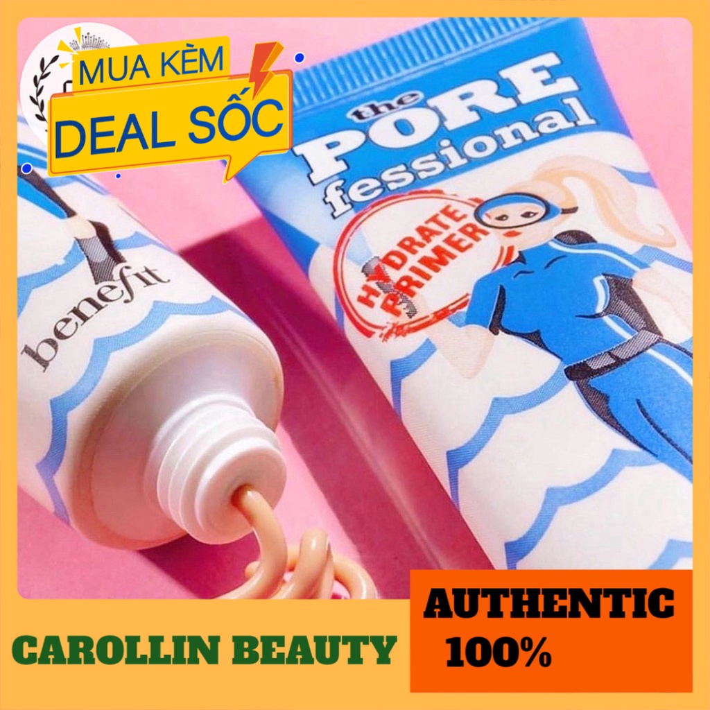 Kem lót 💖 FREESHIP 💋  Kem lót Benefit Pore xanh 3ml chính hãng [ Minisize ] CAROLLIN BEAUTY | BigBuy360 - bigbuy360.vn