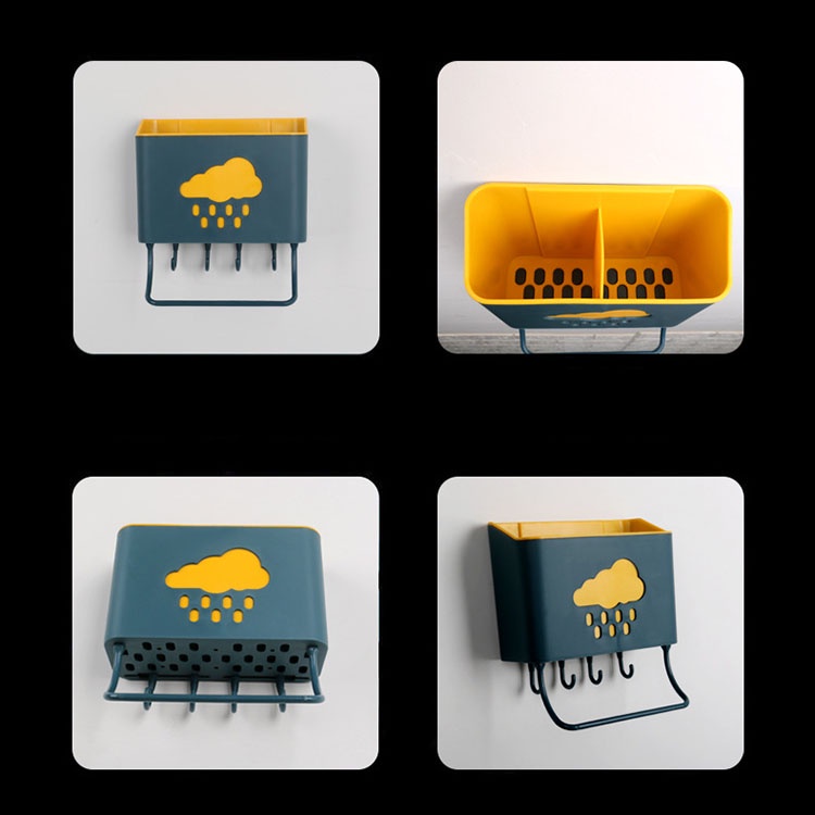 Giá kệ để bát đũa bàn chải đánh răng hình đám mây tiện lợi