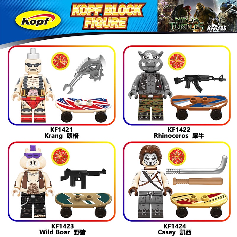 Mô Hình Nhân Vật Ninja Rùa Độc Đáo