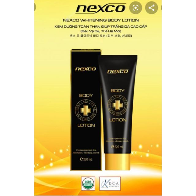 NEXCO Kem dưỡng toàn thân giúp trắng da  cao cấp ( 220ml )