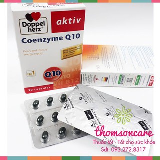 Viên uống bổ tim Aktiv Conzyme Q10 - Chính hãng Doppel Herz Aktiv Đức
