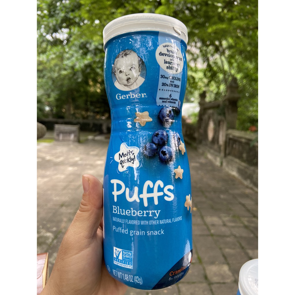 BÁNH ĂN DẶM GERBER PUFFS 42G