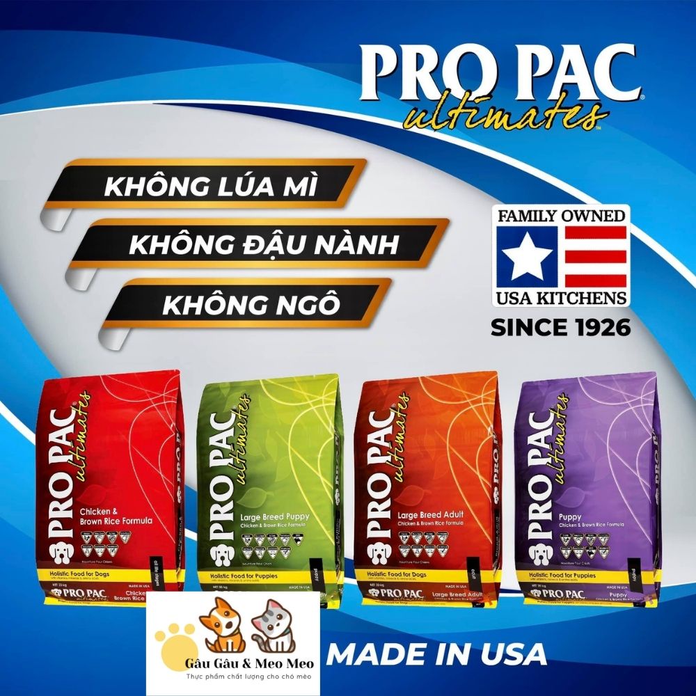PROPAC ULTIMATES - HẠT CAO CẤP CHO CHÓ TỪ MỸ Bao 2.5kg