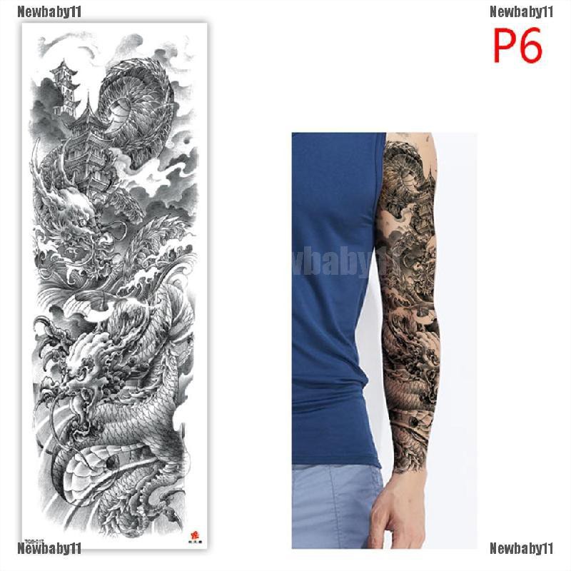 Hình Xăm Dán Tạm Thời Họa Tiết 3D Cho Nam