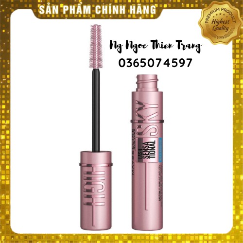 Chuốt mi mascara Maybeline Sky High - Ko lem - Ko nhòe - an toàn cho mắt (chính hãng - US)