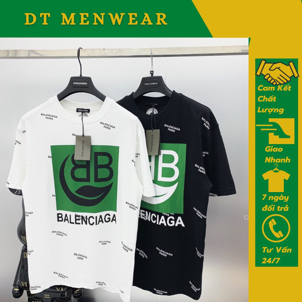 Áo Thun Nam Balenciaga Hàng SPF . Áo Phông Cổ Tròn In Họa Tiết 3D Chất Vải Cotton Mát Mịn DT STORE MENWEAR