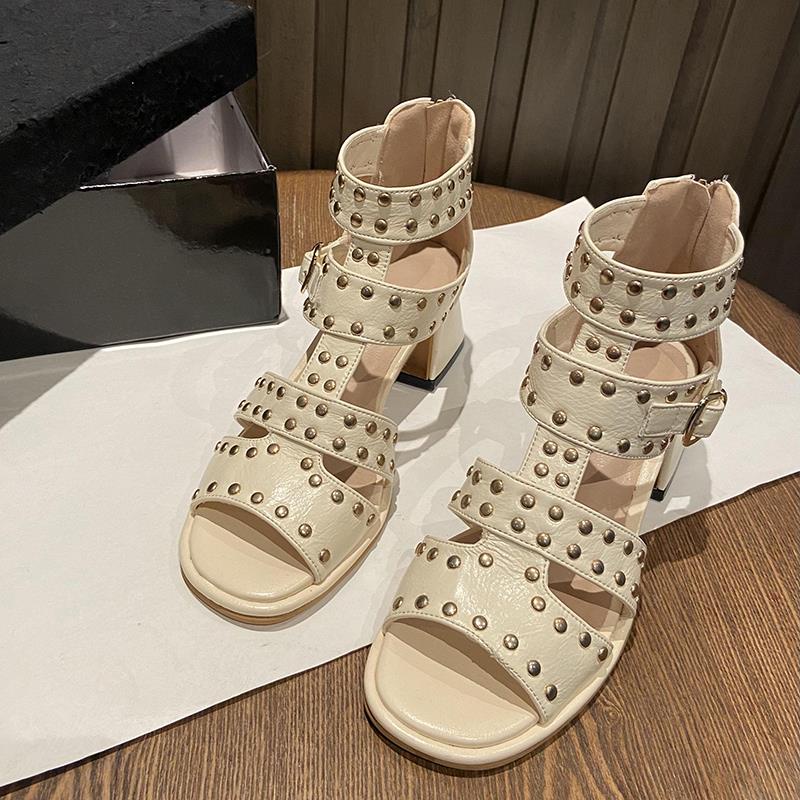 Sandal chiến binh nữ đế cao 5 phân gót vuông hàng cao cấp (ảnh thật ở cuối)