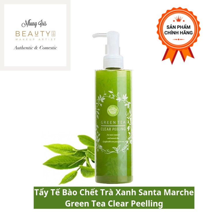 [ CHÍNH HÃNG - CÓ BILL ] Tẩy Da Chết Santa Marche Green Tea Clear Peeling Dạng Gel 200g
