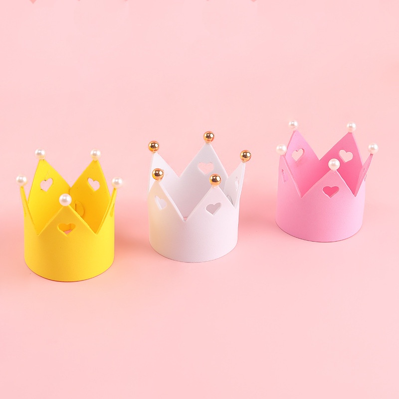 [SIÊU RẺ❤️] – Vương miện Xốp (Set 10 VM) - Trang trí bánh sinh nhật bánh kem