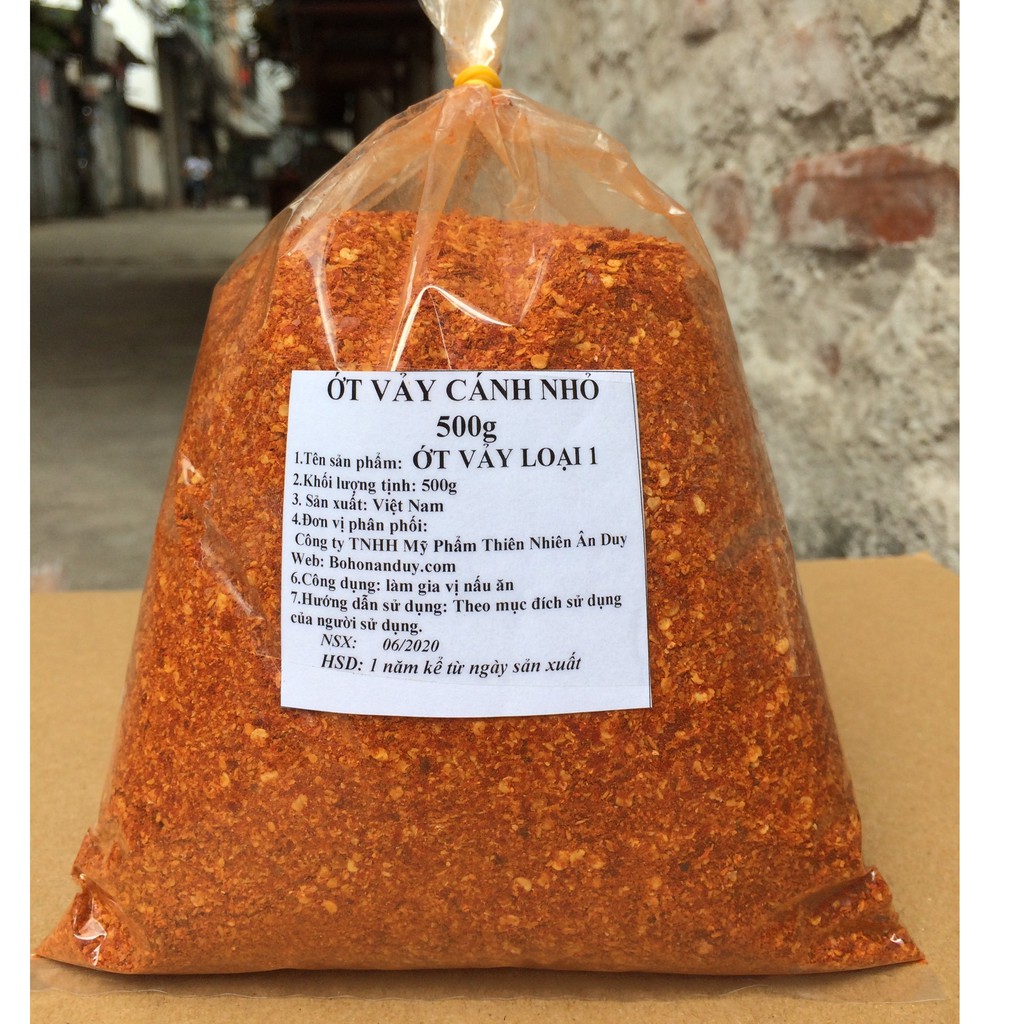 ỚT VẢY KHÔ CÁNH NHỎ làm kim chi 500g