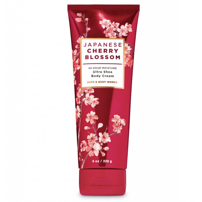 Kem dưỡng thể toàn thân Japanese Cherry Blossom - Bath And Body Works (226g) MỸ CHÍNH HÃNG