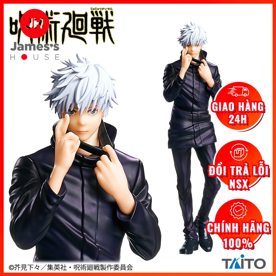 Mô Hình Figure Nhân Vật Anime Jujutsu Kaisen - Gojou Satoru (Taito) Chú Thuật Hồi Chiến, chính hãng Nhật Bản