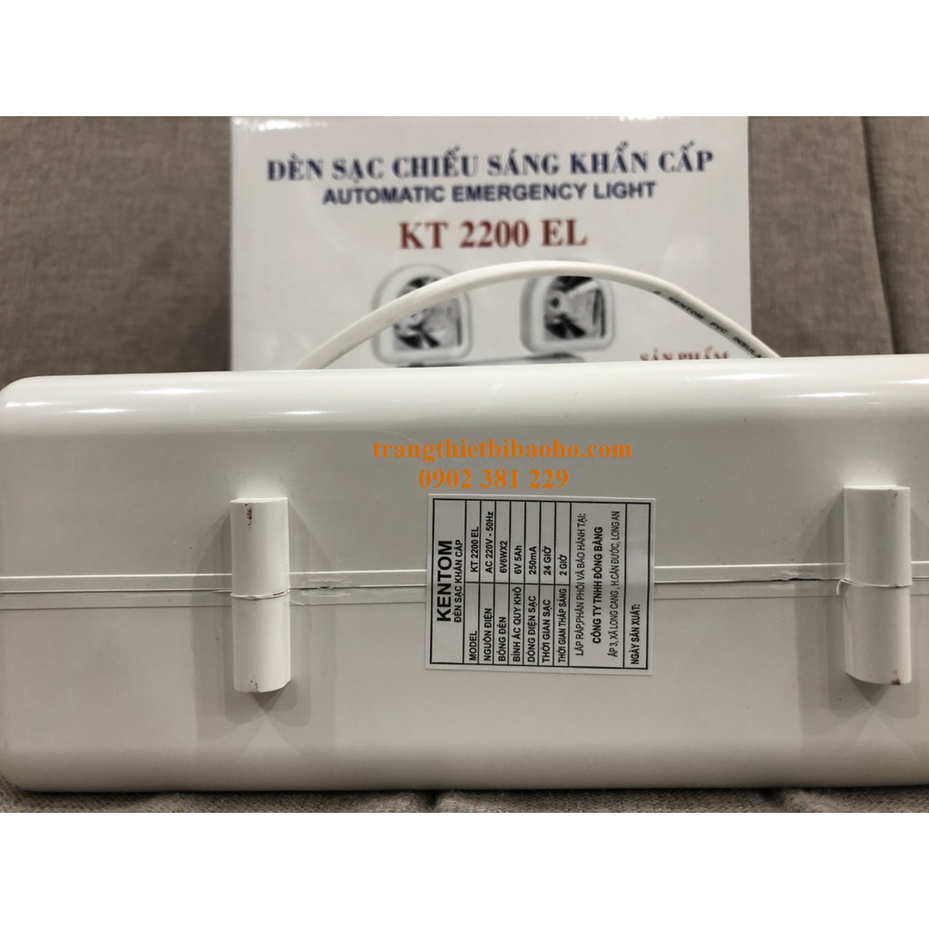 Đèn sạc chiếu sáng khẩn cấp KENTOM KT 2200EL