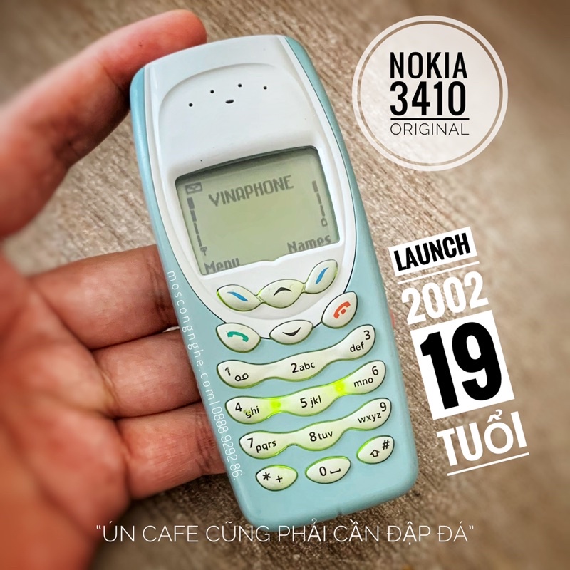 2021 - NOKIA 3410 | 2002 - 19 NĂM TUỔI.