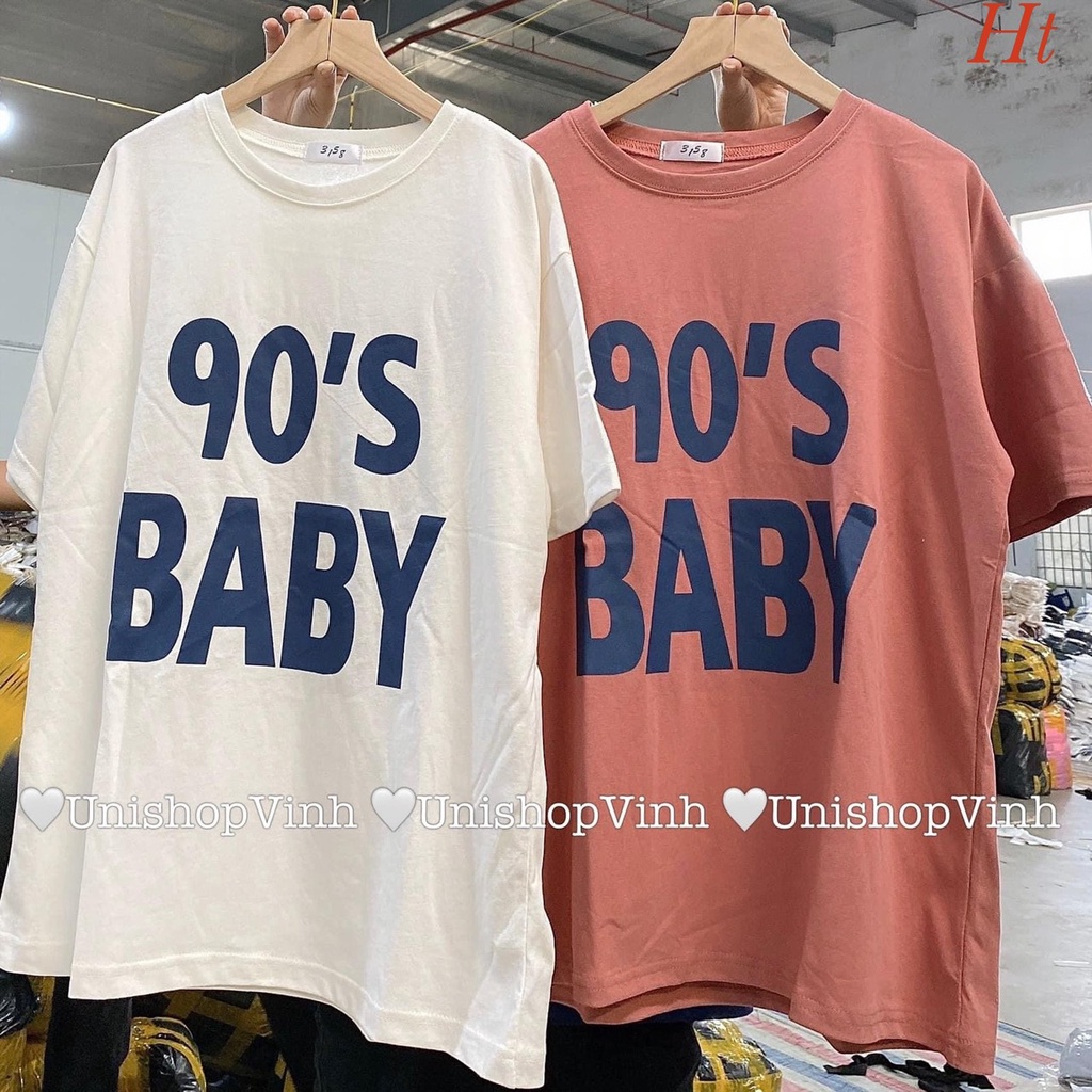 [ HÓT HÍT  GIÁ RẺ ]Áo  Phông  chữ Baby siêu dễ thương.Áo thun nữ From rộng