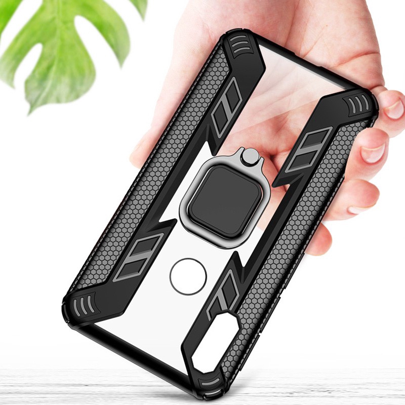 ốp điện thoại Trong Suốt Kèm Nhẫn Móc Ngón Tay Cho Xiaomi Mi 8 Lite Case Mi8