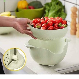 Bộ khay rổ hứng nước lúa mạch.