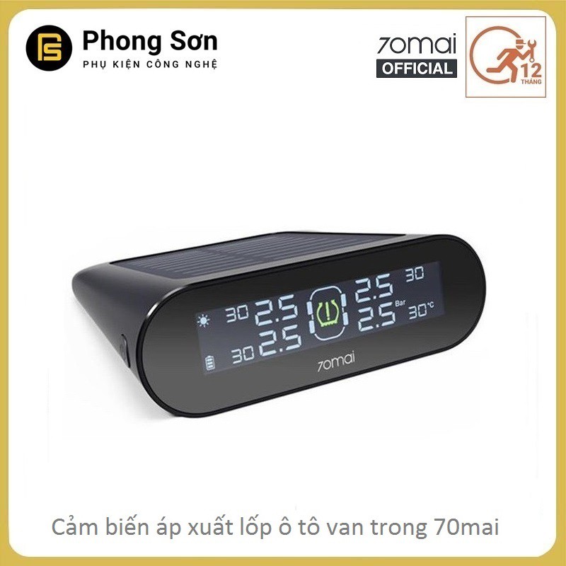 Cảm biến áp suất lốp xe ô tô , Cảm biết áp suất lốp TPMS Xiaomi 70mai MiDrive T01  ( van gắn trong )