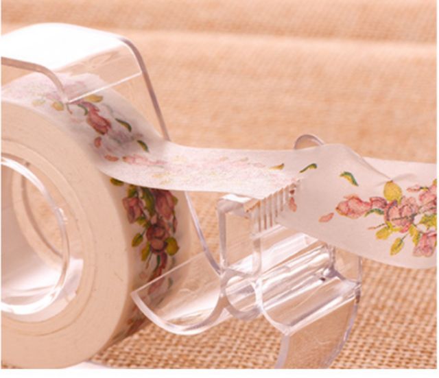 Vỏ nhựa trong bảo quản băng dính trang trí - washi tape shell